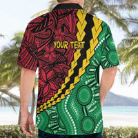 Vanuatu Personalized Tribal Hawaiian Shirt Aboriginal Inspired Mix Style - Polynesian Pride