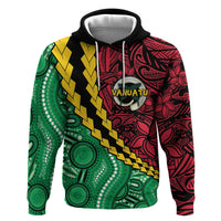 Vanuatu Personalized Tribal Hoodie Aboriginal Inspired Mix Style LT7 Pullover Hoodie Colorful - Polynesian Pride