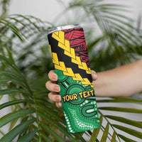 Vanuatu Personalized Tribal Skinny Tumbler Aboriginal Inspired Mix Style LT7 - Polynesian Pride