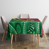 Vanuatu Personalized Tribal Tablecloth Aboriginal Inspired Mix Style - Polynesian Pride