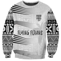 Personalised Fiji Rugby Sweatshirt Kaiviti WC 2023 Jersey Replica - White LT7 Unisex White - Polynesian Pride