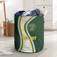 Cook Islands Rugby Personalized Avaiki Laundry Basket GO Kuki