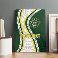 Cook Islands Rugby Personalized Avaiki Canvas Wall Art GO Kuki