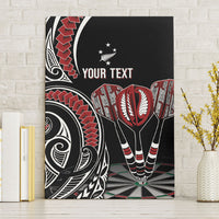 New Zealand Darts Personalized Hei Manaia Canvas Wall Art Classic Kowhaiwhai