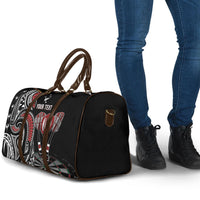 New Zealand Darts Personalized Hei Manaia Travel Bag Classic Kowhaiwhai LT7 - Polynesian Pride