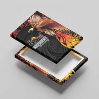 Papua New Guinea Canvas Wall Art Grunge Style 49th Independence Anni
