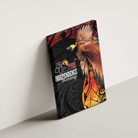 Papua New Guinea Canvas Wall Art Grunge Style 49th Independence Anni