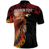 Papua New Guinea Personalised Polo Shirt Grunge Style 49th Independence Anni