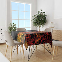 Papua New Guinea Tablecloth Grunge Style 49th Independence Anni