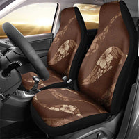 Aloha Hawaii Floral Tapa Car Seat Cover Patchwork Mocha - Polynesian Pride