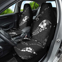 Aloha Hawaii Floral Tapa Car Seat Cover Patchwork Charcoal - Polynesian Pride