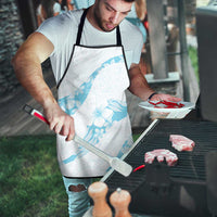 Aloha Hawaii Floral Tapa Apron Patchwork Turquoise - Polynesian Pride