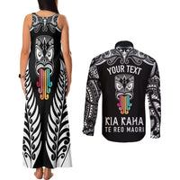 personalised-kia-kaha-te-reo-maori-couples-matching-tank-maxi-dress-and-long-sleeve-button-shirts-hei-tiki-mix-koru-black