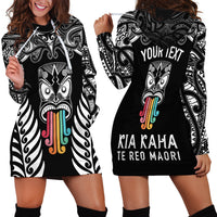 personalised-kia-kaha-te-reo-maori-hoodie-dress-hei-tiki-mix-koru-black