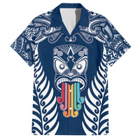 personalised-kia-kaha-te-reo-maori-family-matching-summer-maxi-dress-and-hawaiian-shirt-hei-tiki-mix-koru-navy-blue
