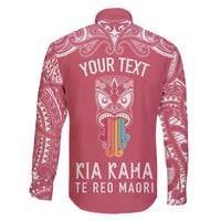 personalised-kia-kaha-te-reo-maori-family-matching-summer-maxi-dress-and-hawaiian-shirt-hei-tiki-mix-koru-pink