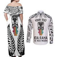 personalised-kia-kaha-te-reo-maori-couples-matching-off-shoulder-maxi-dress-and-long-sleeve-button-shirts-hei-tiki-mix-koru-white
