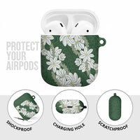 Ia Orana Tahiti Tiare AirPods Case Sage Green Lei LT7 - Polynesian Pride