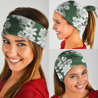 Ia Orana Tahiti Tiare Neck Gaiter Sage Green Lei - Polynesian Pride
