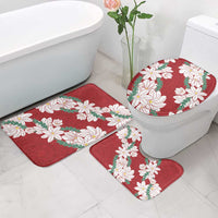 Ia Orana Tahiti Tiare Bathroom Set Crimson Lei - Polynesian Pride