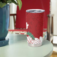 Ia Orana Tahiti Tiare Tumbler Cup Crimson Lei - Polynesian Pride