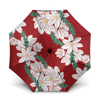 Ia Orana Tahiti Tiare Umbrella Crimson Lei - Polynesian Pride