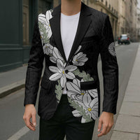 Ia Orana Tahiti Tiare Blazer Black Lei - Polynesian Pride