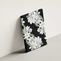 Ia Orana Tahiti Tiare Canvas Wall Art Black Lei - Polynesian Pride