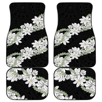 Ia Orana Tahiti Tiare Car Mats Black Lei - Polynesian Pride