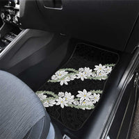 Ia Orana Tahiti Tiare Car Mats Black Lei - Polynesian Pride