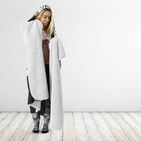 Ia Orana Tahiti Tiare Hooded Blanket Black Lei - Polynesian Pride