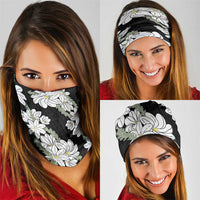 Ia Orana Tahiti Tiare Neck Gaiter Black Lei - Polynesian Pride