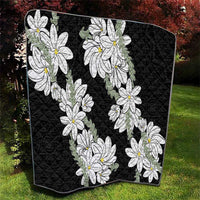 Ia Orana Tahiti Tiare Quilt Black Lei - Polynesian Pride