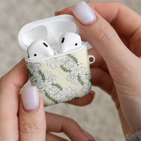 Ia Orana Tahiti Tiare AirPods Case Lemon Yellow Lei - Polynesian Pride