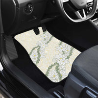 Ia Orana Tahiti Tiare Car Mats Lemon Yellow Lei LT7 - Polynesian Pride