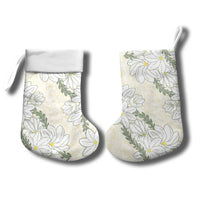 Ia Orana Tahiti Tiare Christmas Stocking Lemon Yellow Lei - Polynesian Pride
