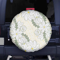 Ia Orana Tahiti Tiare Spare Tire Cover Lemon Yellow Lei - Polynesian Pride