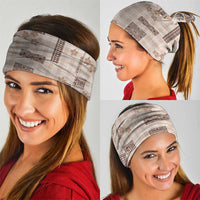 Hawaiian Quilt Tapa On Beige Palaka Motifs Neck Gaiter LT7 - Polynesian Pride
