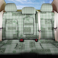 Hawaiian Quilt Tapa On Pastel Mint Palaka Motifs Back Car Seat Cover