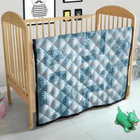 Hawaiian Quilt Tapa On Cold Blue Palaka Motifs Quilt