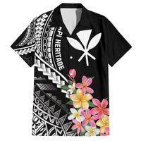 AAPI Heritage Month Family Matching Short Sleeve Bodycon Dress and Hawaiian Shirt Kanaka Hawaii Plumeria