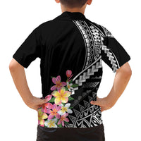 AAPI Heritage Month Kid Hawaiian Shirt Kanaka Hawaii Plumeria LT7 - Polynesian Pride