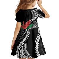 AAPI Heritage Month Family Matching Off Shoulder Short Dress and Hawaiian Shirt Samoa Teuila LT7 - Polynesian Pride