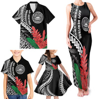 AAPI Heritage Month Family Matching Tank Maxi Dress and Hawaiian Shirt Samoa Teuila LT7 - Polynesian Pride