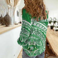 Tonga Liahona High School Personalized Women Casual Shirt Ngatu Tokelaufeletoa Motifs