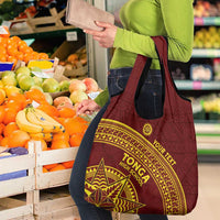 Tonga High School Grocery Bag THS Anniversary Ngatu Motif
