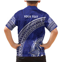 Tupou College Toloa Family Matching Mermaid Dress and Hawaiian Shirt Ngatu Tapa Mix Style