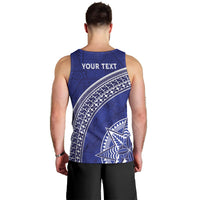 Tupou College Toloa Men Tank Top Ngatu Tapa Mix Style