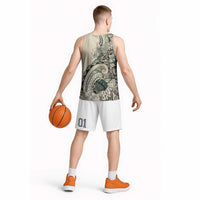 Aloha Hawaii Tapa Basketball Jersey Summer Green Hawaiian Ipu LT7 - Polynesian Pride