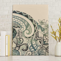 Aloha Hawaii Tapa Canvas Wall Art Summer Green Hawaiian Ipu - Polynesian Pride